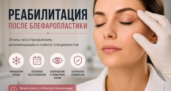 Реабилитация после блефаропластики