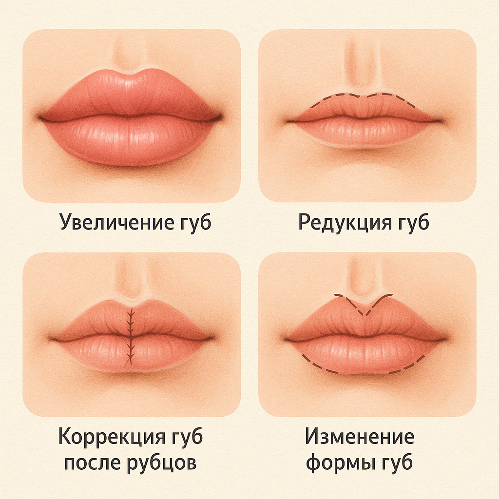 виды хейлопластики